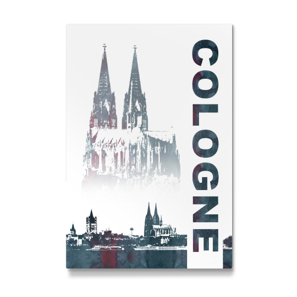 Galerie-Print "Köln Skyline & Dom" 30x20 cm artboxONE
