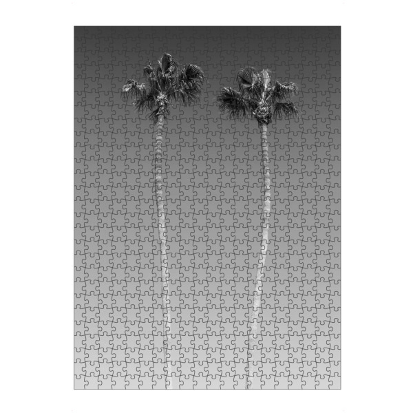 Puzzle Ravensburger "Palmen | minimalistisch" artboxONE - Natur,Schwarzweiß