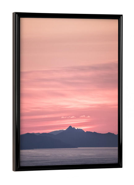 Poster mit schwarzem Rahmen "Morning view" artboxONE - Natur,Reise