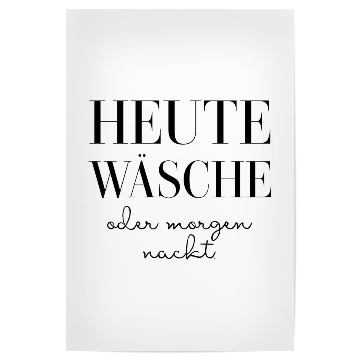 Heute: Wäsche als Poster bei artboxONE kaufen