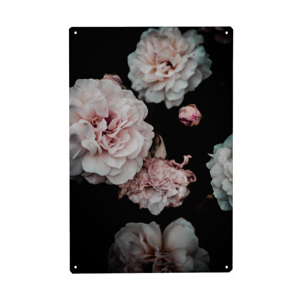 Holzbild "Pink Floral Flowers" artboxONE - Natur,Floral,Liebe