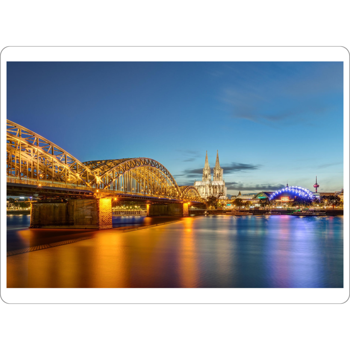 Tischset "Kölner Skyline" artboxONE - Städte / Köln