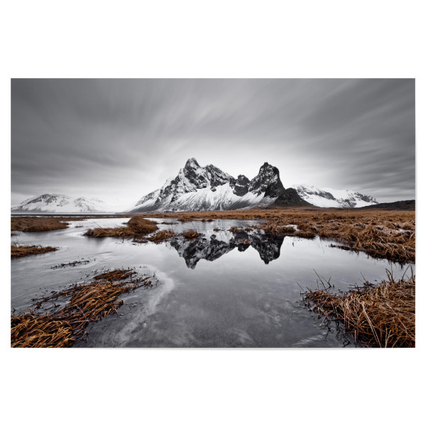 Poster 30x20 cm "Bergkette mit Spiegelung" artboxONE - Natur,Reise / Länder