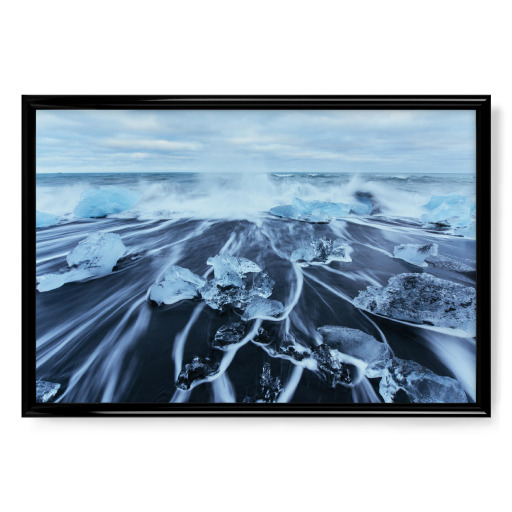 Schmelzende Eisblöcke im Meer Schmelzende Eisblöcke im Meer