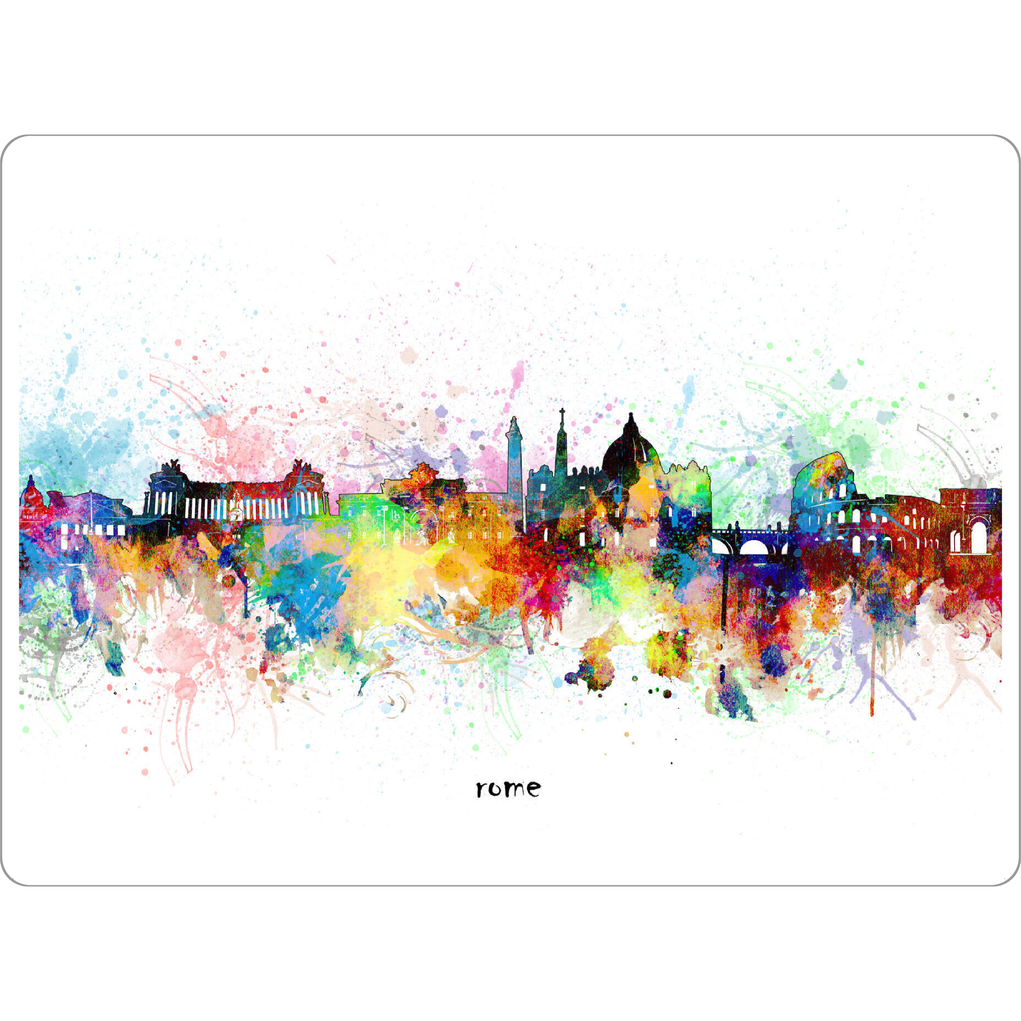 Tischset "Rome skyline artistic" artboxONE - Städte,Reise,Städte / Rom