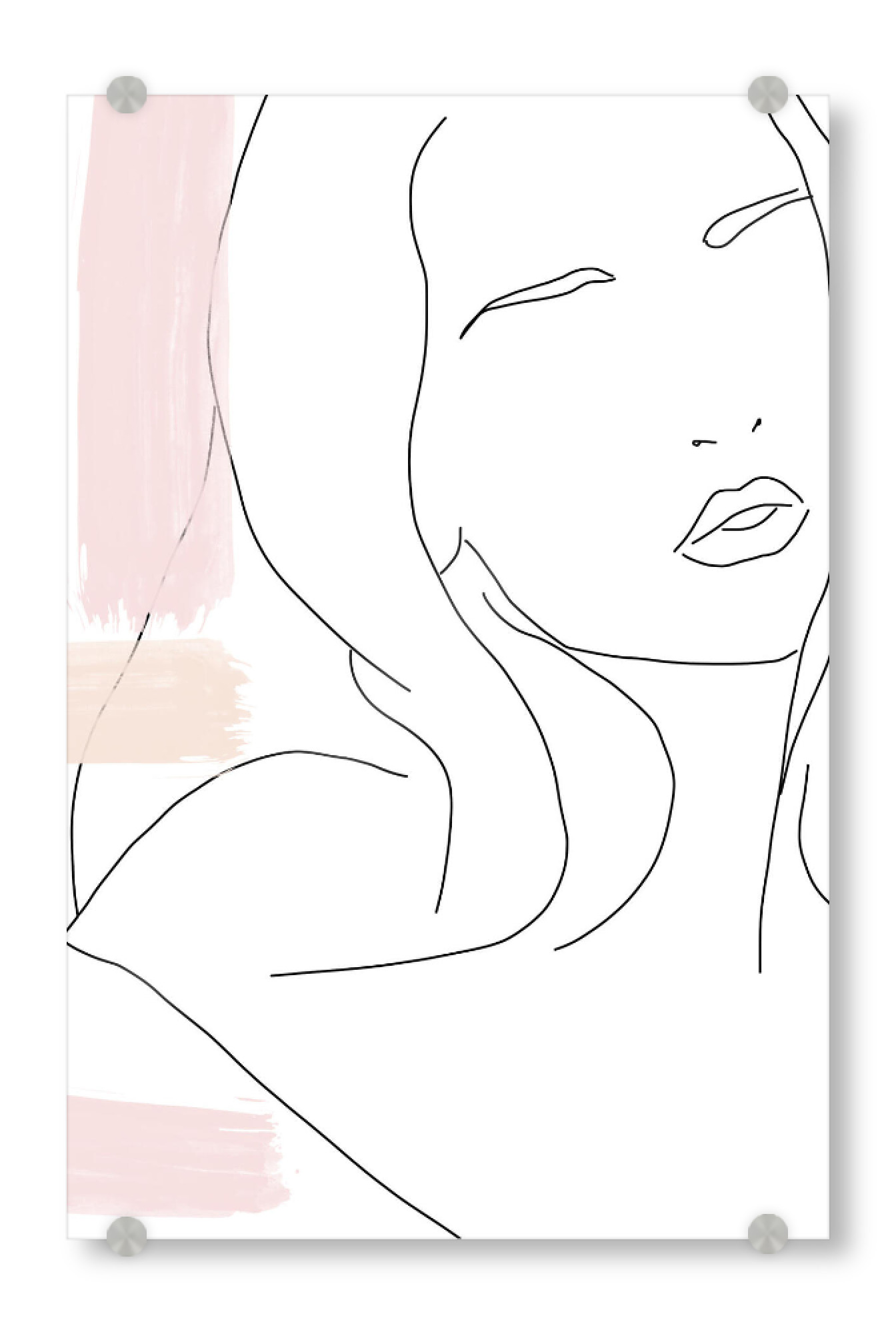 Acrylglasbild "Liv Bey" artboxONE - Abstrakt,Menschen