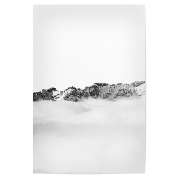 Poster 30x20 cm "Snowy Mountain View" artboxONE - Natur,Reise