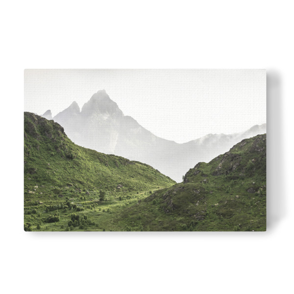 Leinwandbild "Lofoten landscape" artboxONE - Natur - Lofoten,Norwegen,Berglandschaft,Berge,Natur,Landschaft