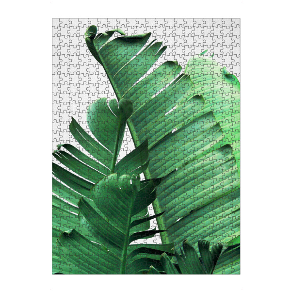 artboxONE Puzzle "Banana Leaves Close Up" artboxONE - Natur,Floral