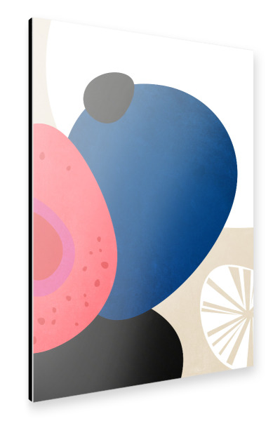 Alu-Dibond "Kiesel und Muscheln" 30x20 cm artboxONE