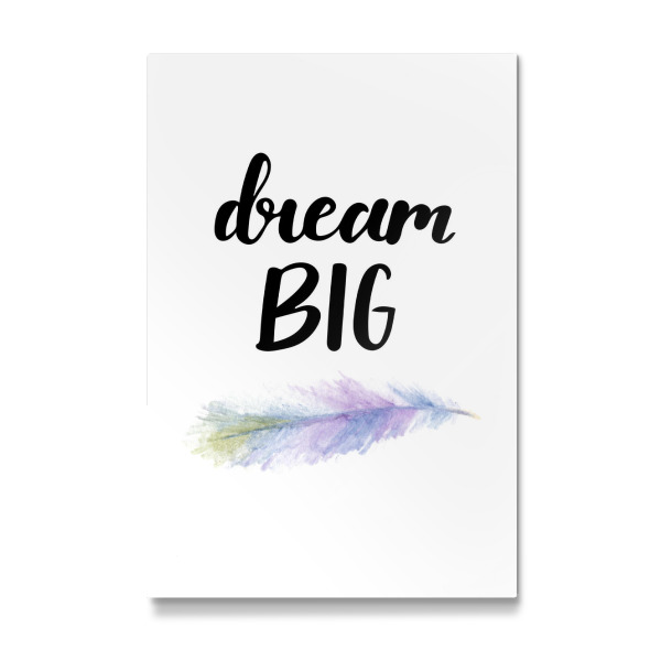 Galerie-Print "Dream Big Feather" 30x20 cm artboxONE