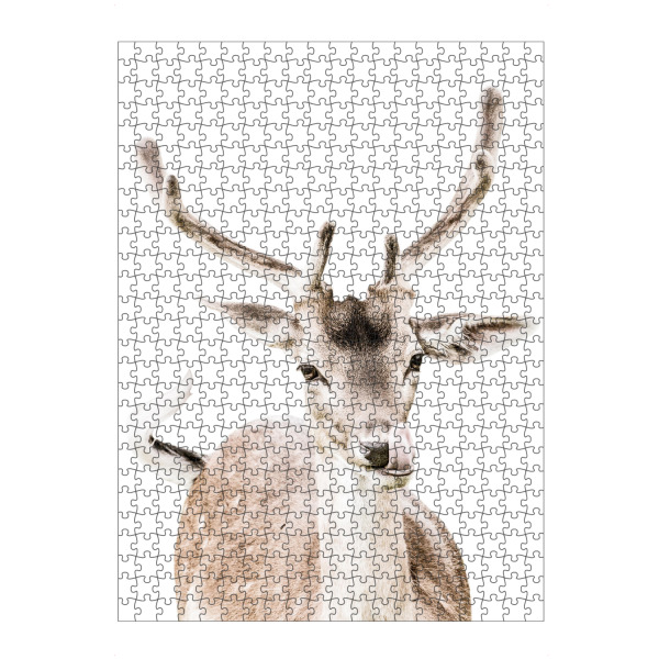 artboxONE Puzzle "Deer I" artboxONE - Natur,Tiere