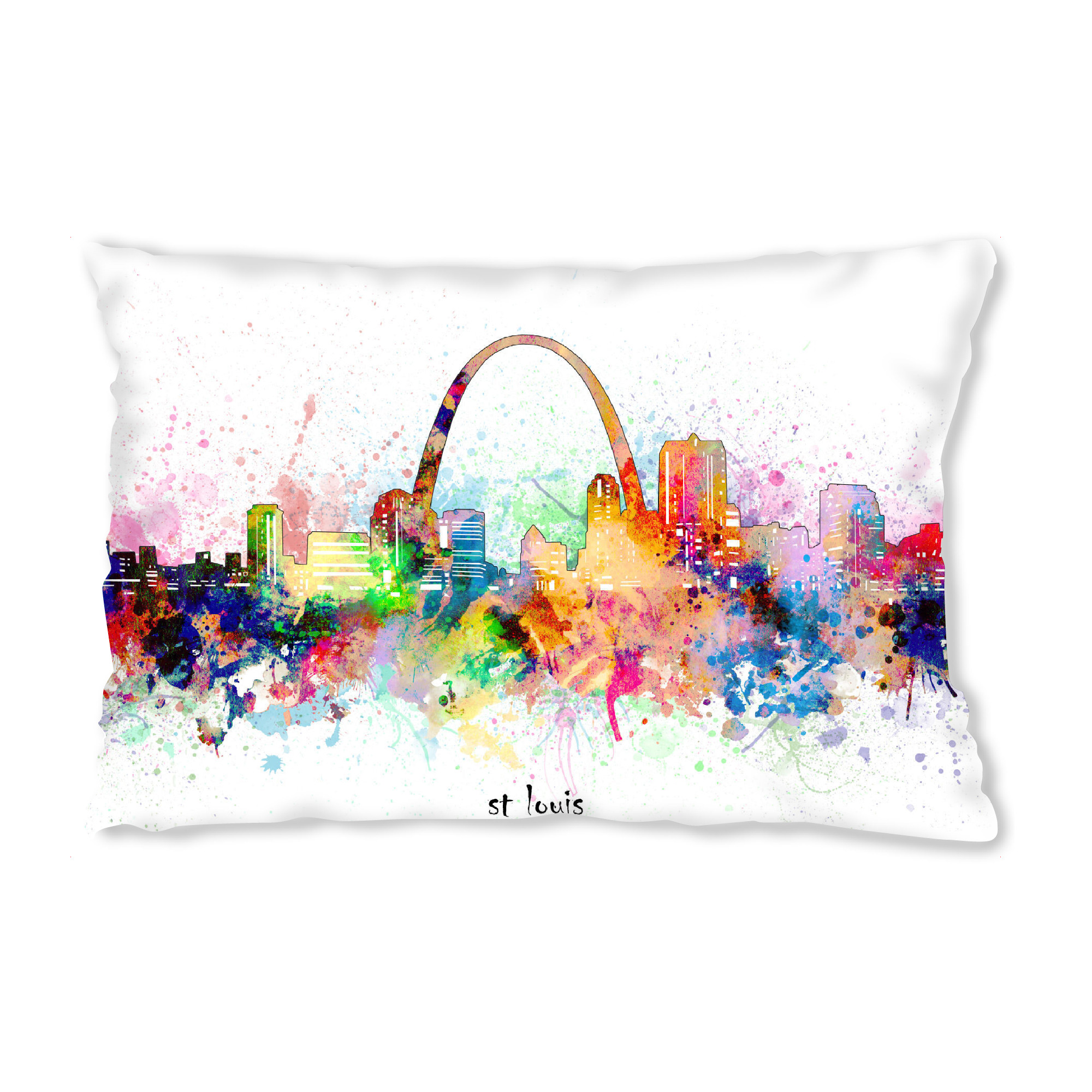 Design-Kissen "St louis skyline artistic" artboxONE - Städte