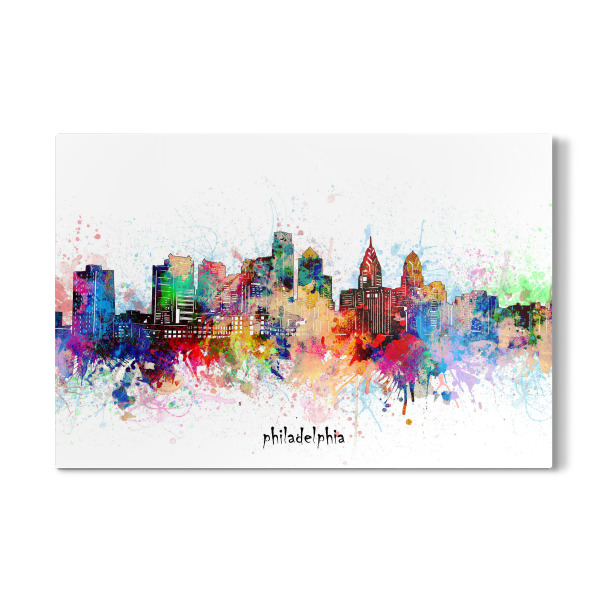 Galerie-Print "Philadelphia skyline artistic" 30x20 cm artboxONE