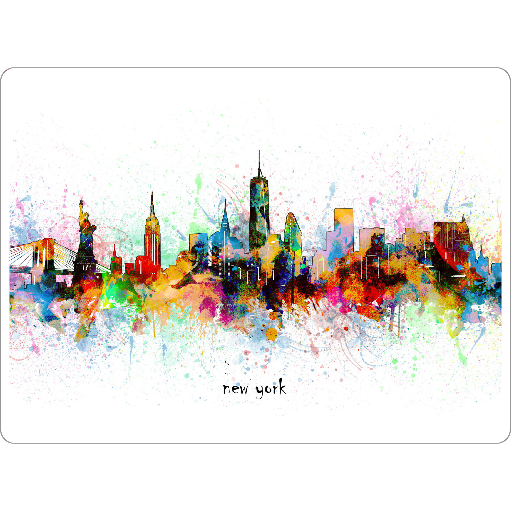 Tischset "New york skyline artistic" artboxONE - Städte,Städte / New York