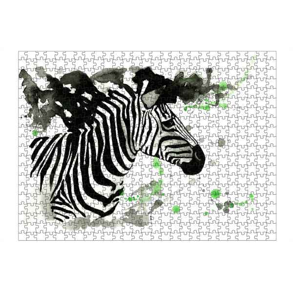 artboxONE Puzzle "Wildlife Zebra" artboxONE - Tiere,Schwarzweiß