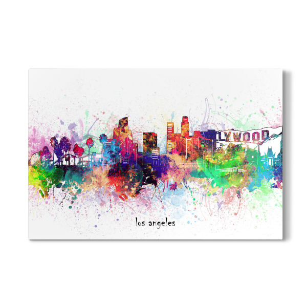Galerie-Print "Los angeles skyline artistic" 30x20 cm artboxONE