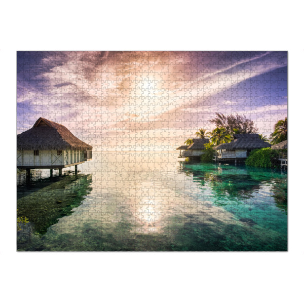 Puzzle Ravensburger "Urlaub auf Bora Bora" artboxONE - Natur,Reise,Reise / Strand und Meer
