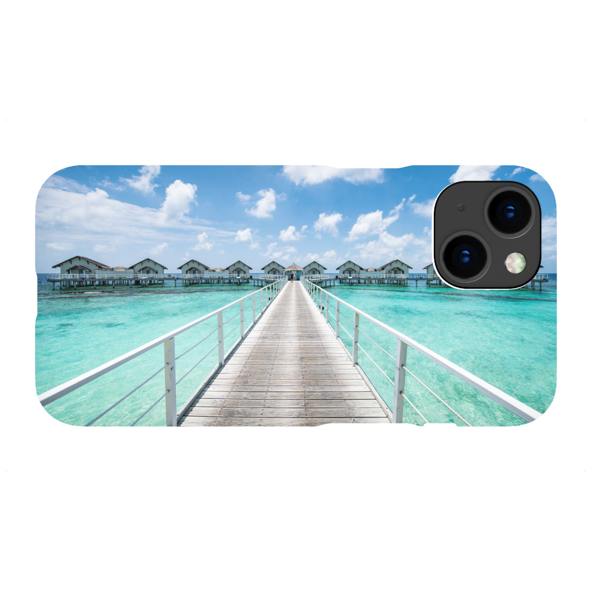 "Overwater Bungalows - Malediven"für iPhone - Premium-Case Handyhülle artboxONE