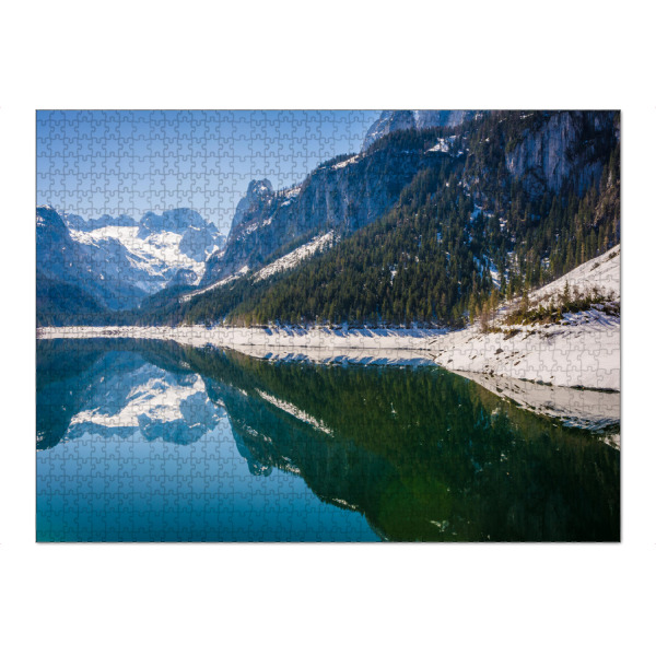 Puzzle Ravensburger "Dachstein im Spiegel" artboxONE - Natur