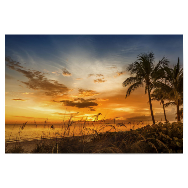 Poster "Traumhafter Sonnenuntergang" artboxONE - Reise / Strand und Meer