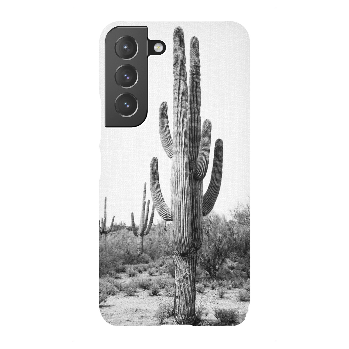"Arizona's Cactus - B&W"für Samsung Galaxy - Premium-Case Handyhülle artboxONE