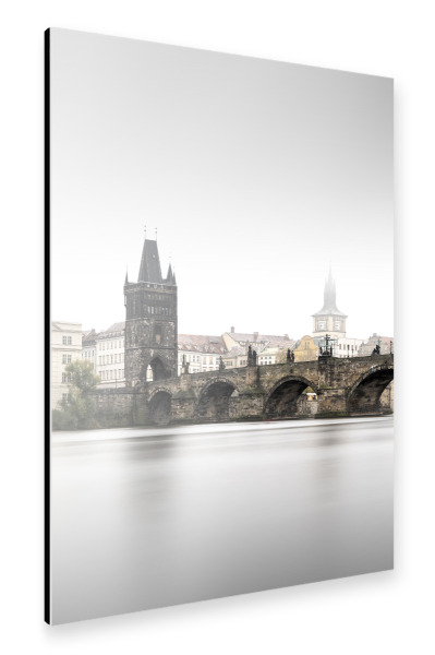 Alu-Dibond "Karlsbrücke Tschechien Prag" 30x20 cm artboxONE