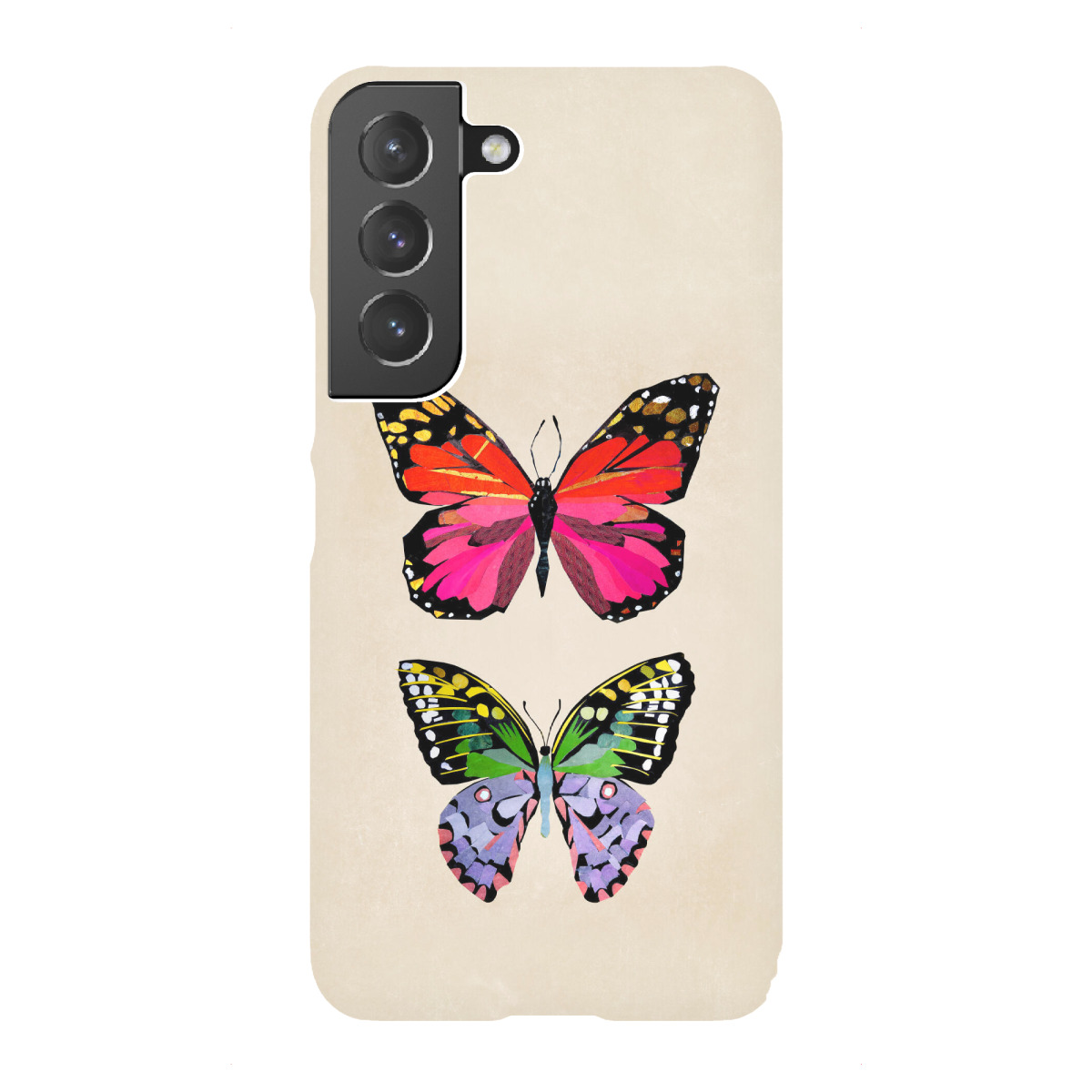 Samsung Galaxy "Zwei Schmetterlinge" Premium-Case Handyhülle artboxONE