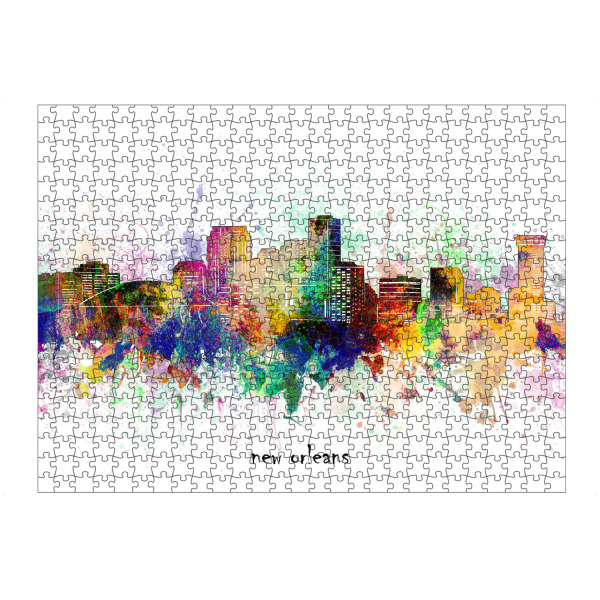 Puzzle Ravensburger "New orleans skyline artistic" artboxONE - Städte