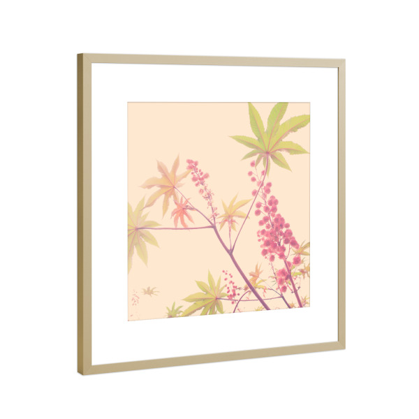 Poster mit Rahmen Gold "Herbst.zeit.los" artboxONE - Natur - Herbst,Autumn,Herbstsstimmung,Herbstblätter,Flower,Nature,Tree