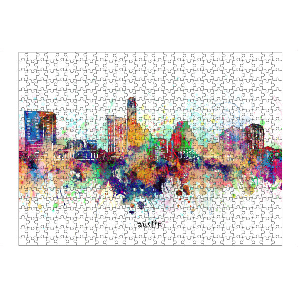 artboxONE Puzzle "Austin skyline artistic" artboxONE - Städte
