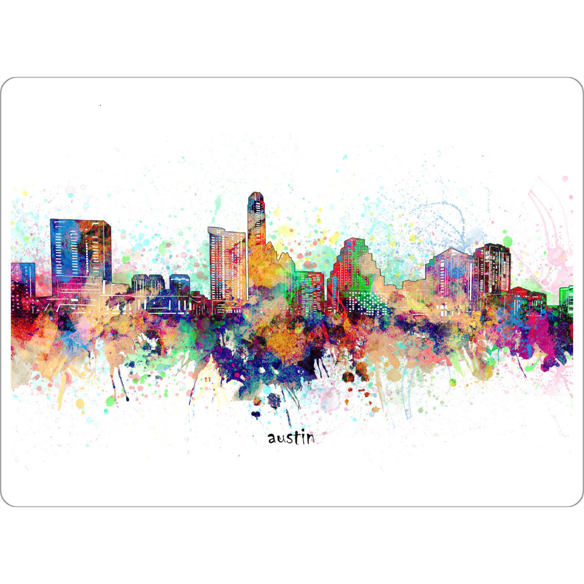 Tischset "Austin skyline artistic" artboxONE - Städte