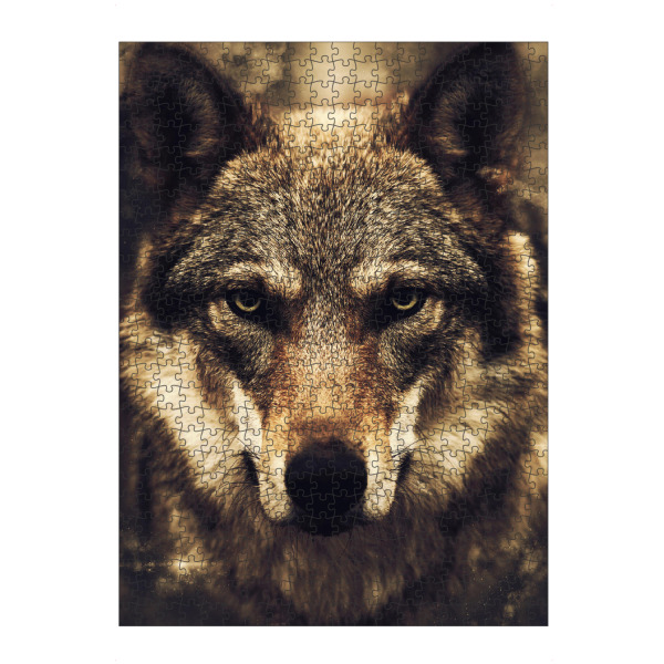 artboxONE Puzzle "Brown Wolf (matart)" artboxONE - Tiere - Wolf,Wolves,Animal,Animals,Nature,Wild - Bild wolf