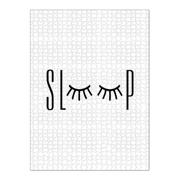 Puzzle Ravensburger "*SLEEP*" artboxONE - Typografie,Menschen,Schwarzweiß,Liebe