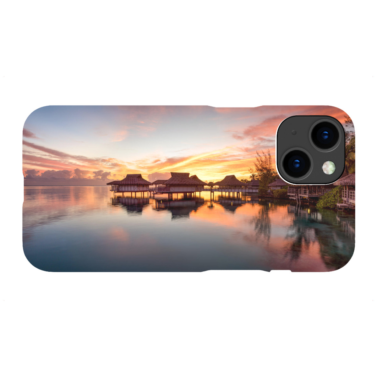 iPhone "Sonnenuntergang auf Bora Bora" Premium-Case Handyhülle artboxONE