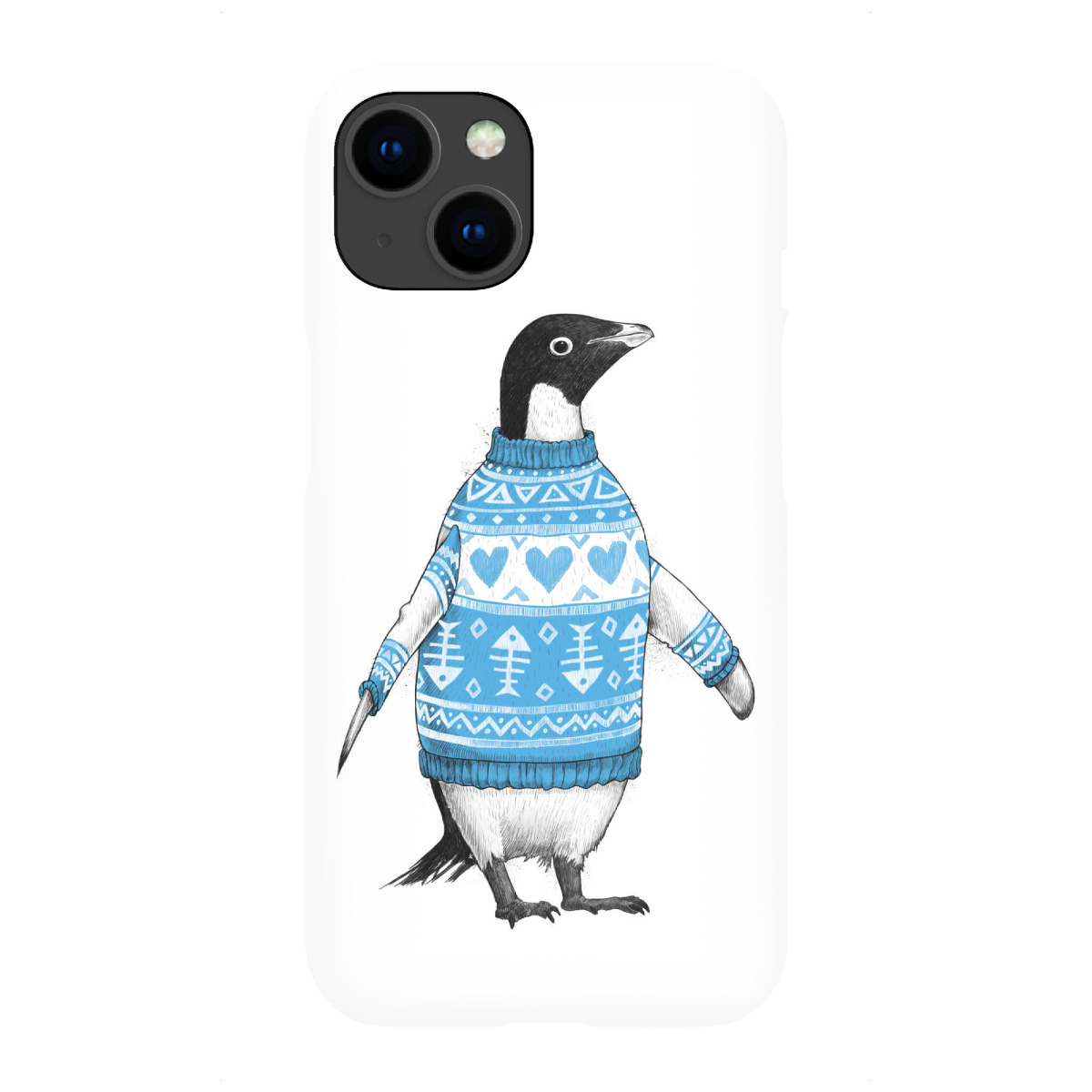 iPhone "Penguin in a sweater" Premium-Case Handyhülle artboxONE