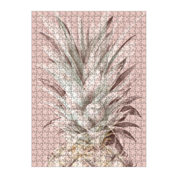 Puzzle Ravensburger "Baby Pink Pineapple" artboxONE - Natur,Abstrakt - Pineapple,Tropical fruit,Abstract pineapple,Fruit,Pink - Bild pineapple