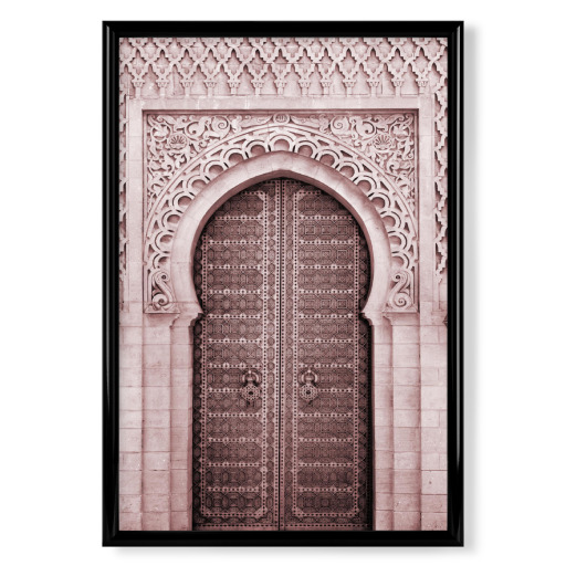 Moroccan Wall Art Blush Door