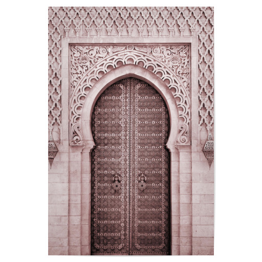 Moroccan Wall Art Blush Door