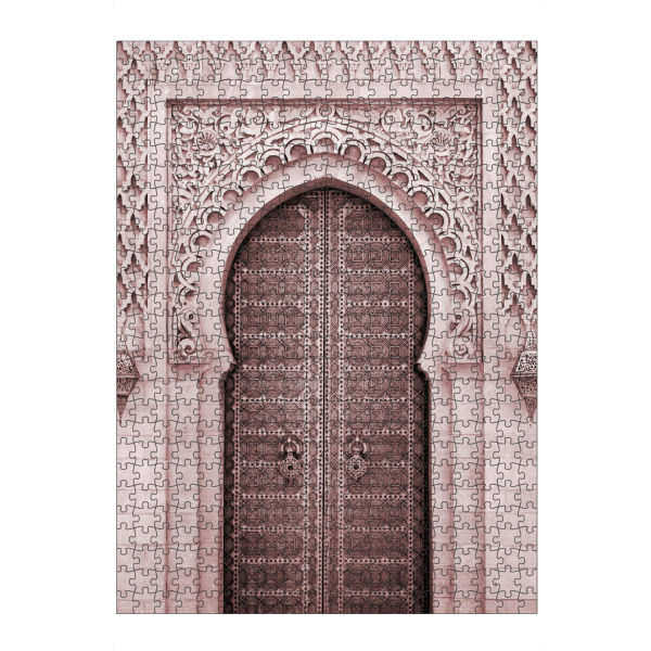 artboxONE Puzzle "Moroccan Wall Art Blush Door" artboxONE - Städte,Architektur,Reise / Afrika,Reise / Länder