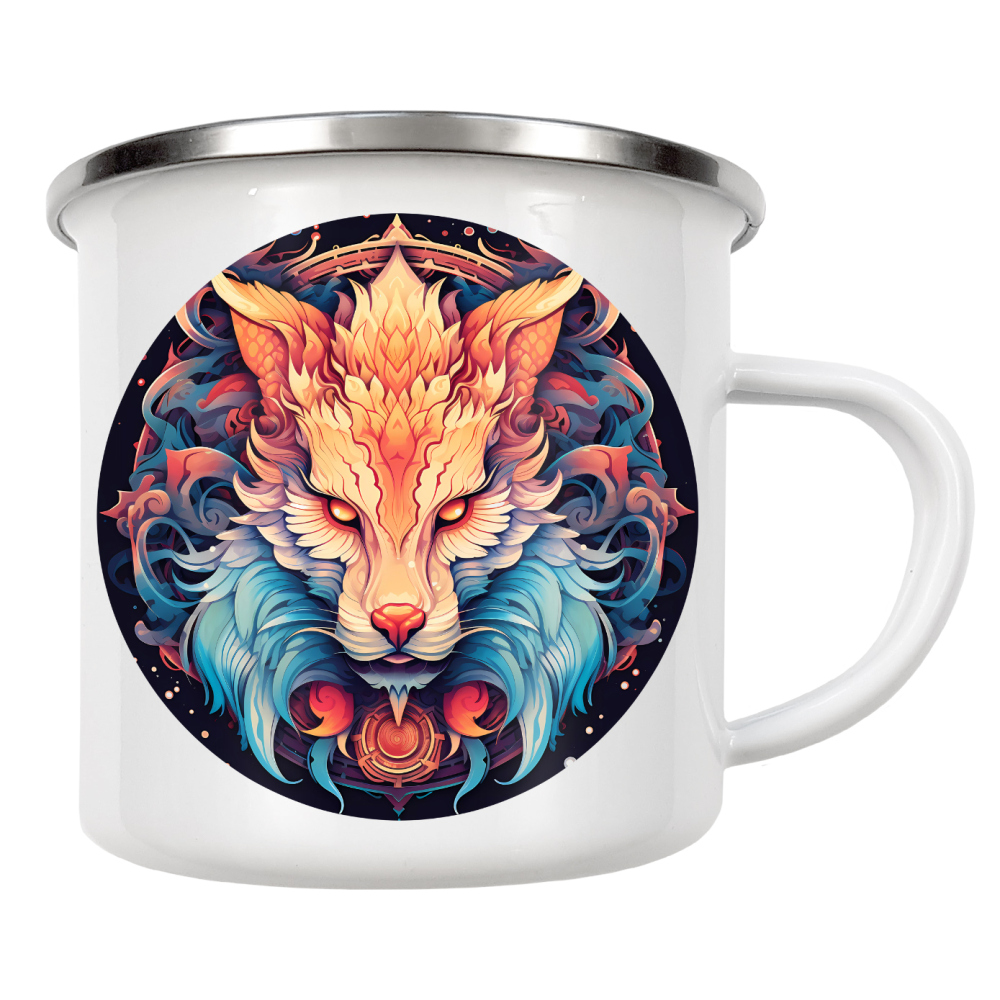 Emaille Tasse "Mandala - Mystisch - Elysia" artboxONE - Tiere,Abstrakt,Fiktion