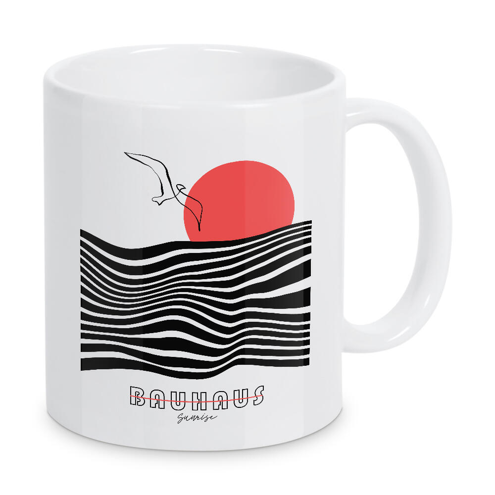 Tasse "Minimalistischer Sonnenaufgang" artboxONE - Tiere,Abstrakt,Geometrie