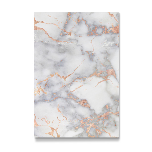 Galerie-Print "Metal Rosegold Veins on Marble" 30x20 cm artboxONE