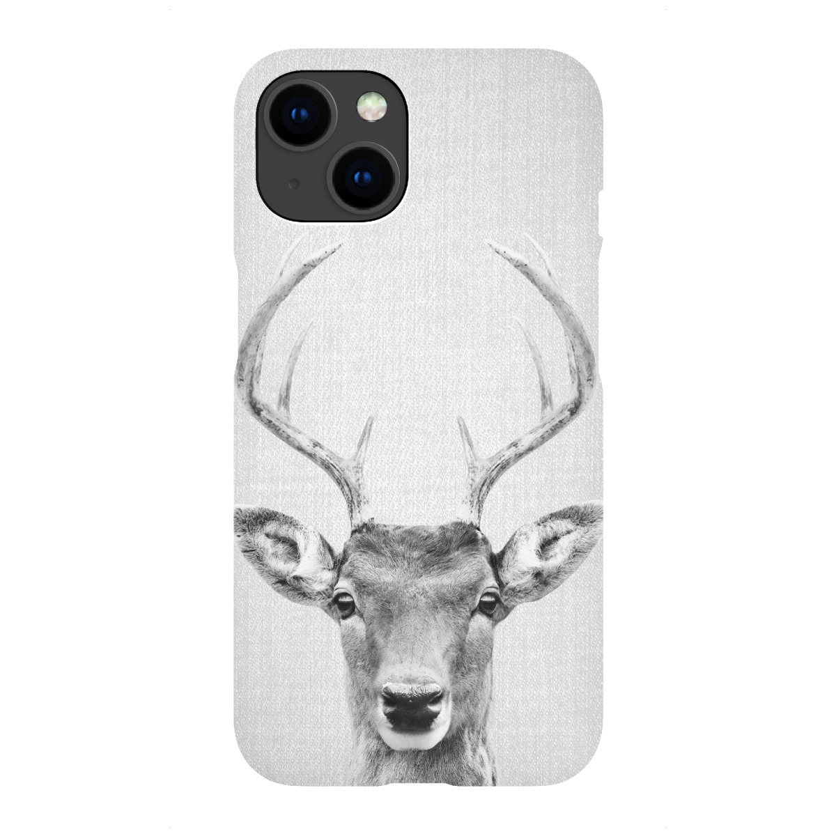 "Deer 2 - Black & White"für iPhone - Premium-Case Handyhülle artboxONE
