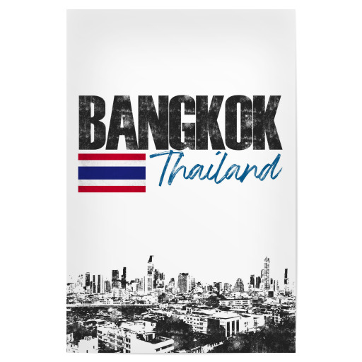 Bangkok Skyline minimalistisch