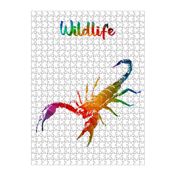 artboxONE Puzzle "Kleiner Skorpion" artboxONE - Tiere - Tiere,Zoo,Wild,Natur,Wildlife,Terrarium,Stachel,Bunt - Bild tiere