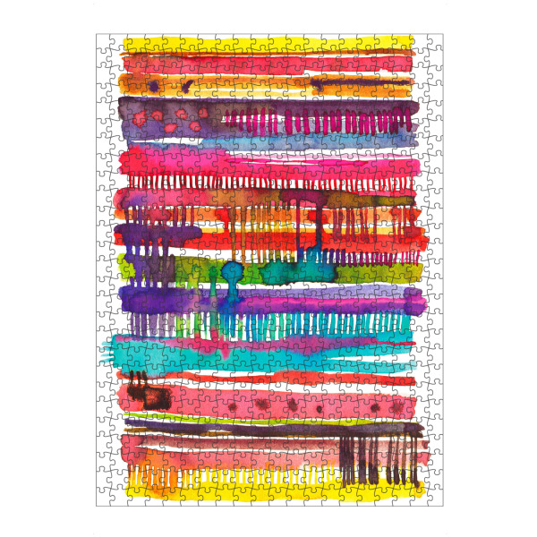 artboxONE Puzzle "Irregular Watercolor Lines" artboxONE - Abstrakt,Geometrie