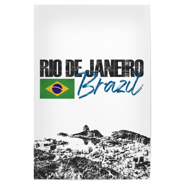 Poster "Rio de Janeiro I" artboxONE - Städte,Schwarzweiß,Städte / Rio de Janeiro
