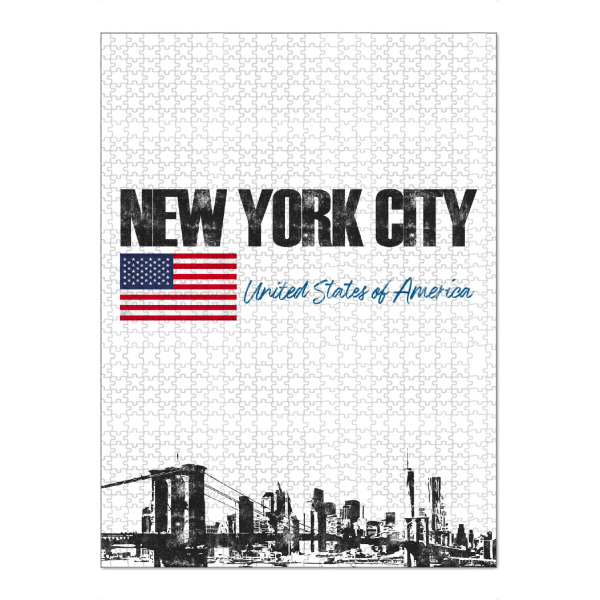 Puzzle Ravensburger "New York City USA" artboxONE - Städte,Städte / New York,Schwarzweiß