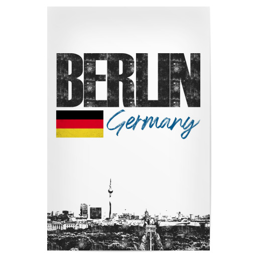 Berlin Skyline minimalistisch